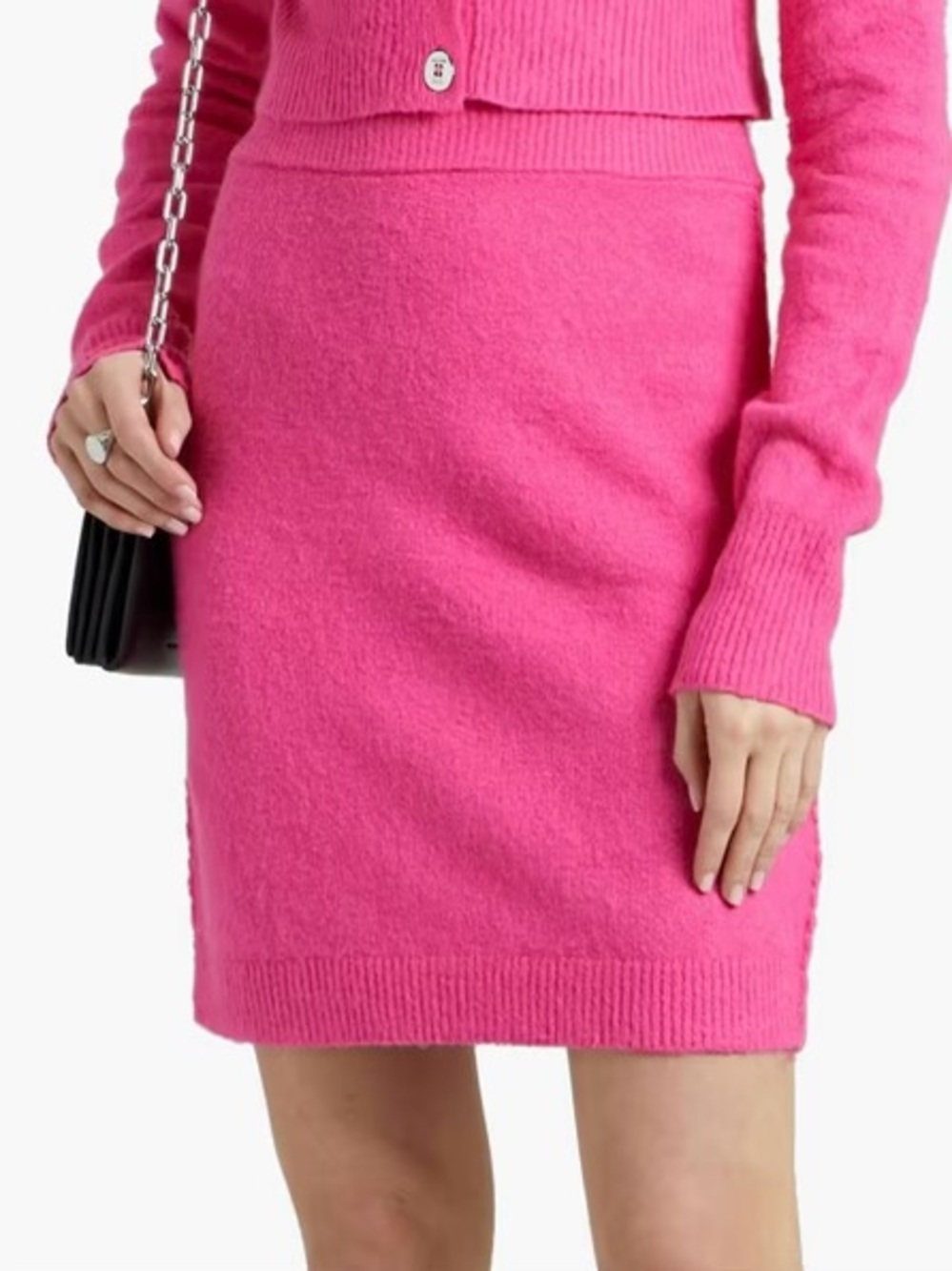 NWT Helmut Lang Cloud Fabric ‘Brushed Cotton Skirt’ in “Disco Pink” Size Small
